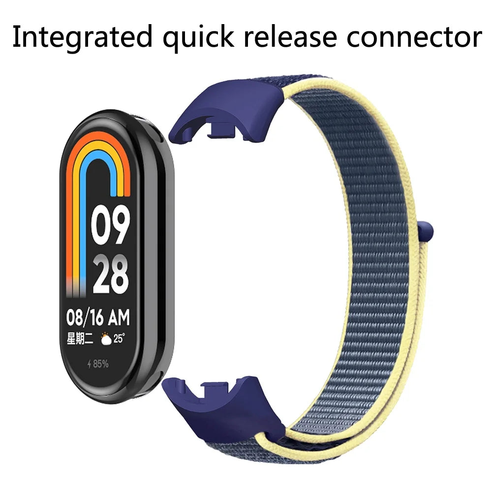 Nylon Loop for xiaomi Mi Band 9 8 Strap NFC SmartWatch Wristband Correa Replacement sport pulsera for Miband 7 6 5 4 3 Bracelet Lootquake LLC