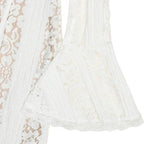 Oligai Lace Slim Mini Dress for Women Off The Shoulder Sexy Long Sleeves Club Party Dresses Bodycon Elegant Autumn Dress
