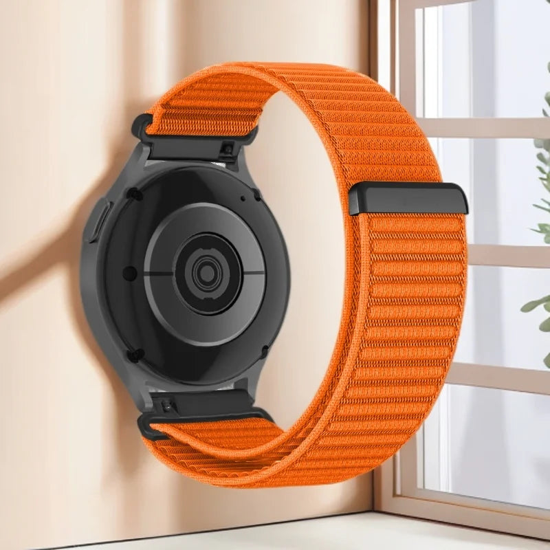 Polar Smartwatch Nylon Hook-and-Loop Bands For Unisex Comfort