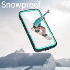 Waterproof Case For iPhone 14 Pro Max 14 Pro iPhone 13 Pro Max Protector Full Body Protective Dustproof Magnetic Phone Case Waterproof 360 Degree All-Round Protection with Built-in Screen Protector Outdoor Transparent  Shockproof Case Stevvex