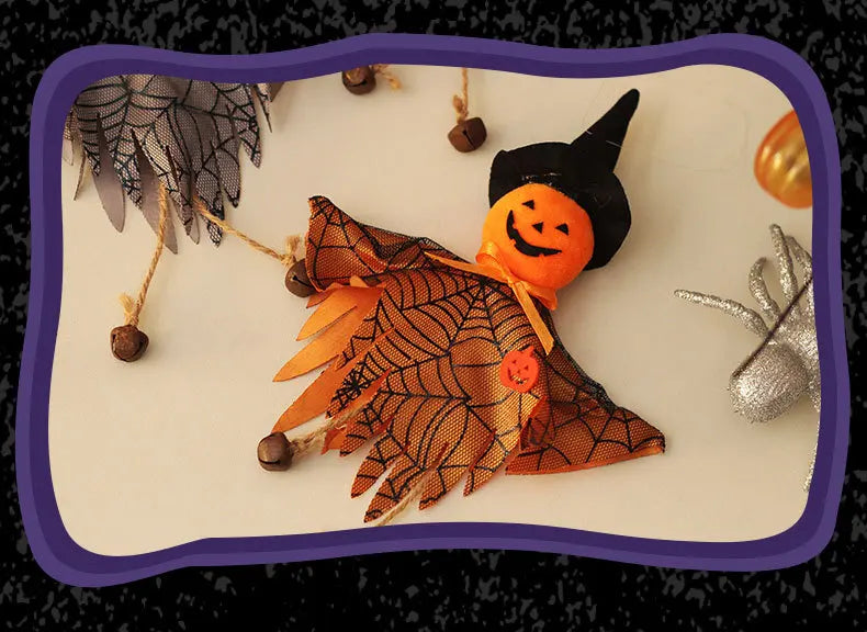 Halloween Decorations Doll Bar Decor Pumpkin Ghost Witch Pendant Scary Halloween Kids Gift Halloween Party Decoration for Home Lootquake LLC