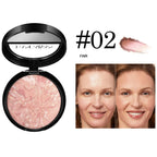 7 Colors Baked Duo Powder Matte Finishing Face Foundation Setting Powder Compact Waterproof Full Coverage Makeup Setting Base Lootquake LLC