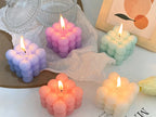 Bubble Candle Cube Fragrance Candles Handmade Scented Candle Soy Wax Candle Set for Home Decoration Wedding Party Birthday Lootquake LLC