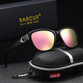 BARCUR Polarized Men’s Fashion Sunglasses – Elliptical Gradient TAC Lens with UV400 Protection – Lightweight Stainless Steel Frame Stylish Summer Eyewear for Travel Driving & Outdoor Gift Occasions Stevvex