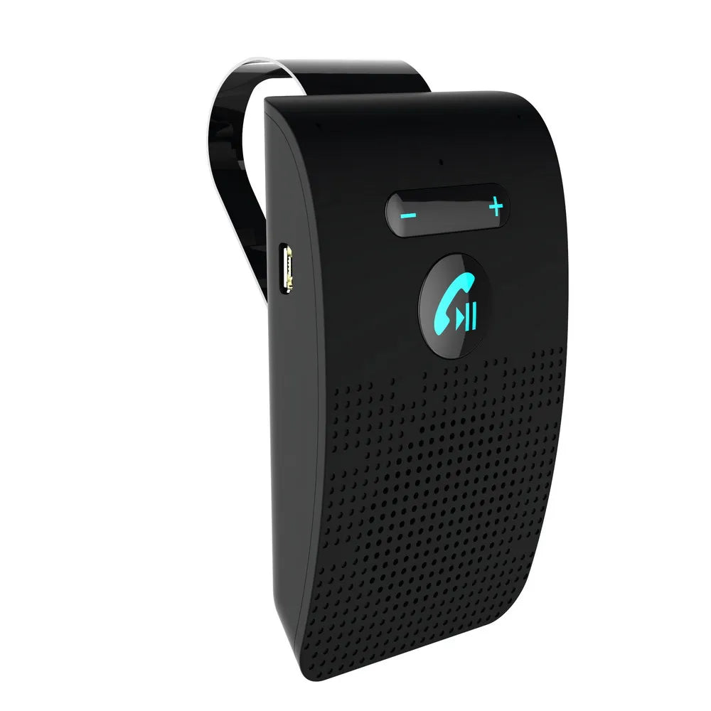 Bluetooth 5.4 Speaker Handsfree Car Kit Sun Visor Clip Wireless Audio Receiver Speakerphone Music Player Car Accessories Lootquake LLC