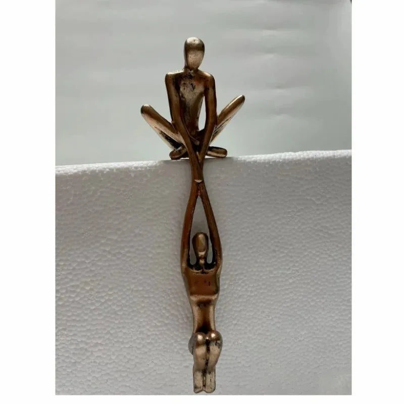 Male Female Dance Art Sculpture Abstract Lover Sculpture Decoration Home Desktop Romantic Couple Dance Resin Sculpture Artwork