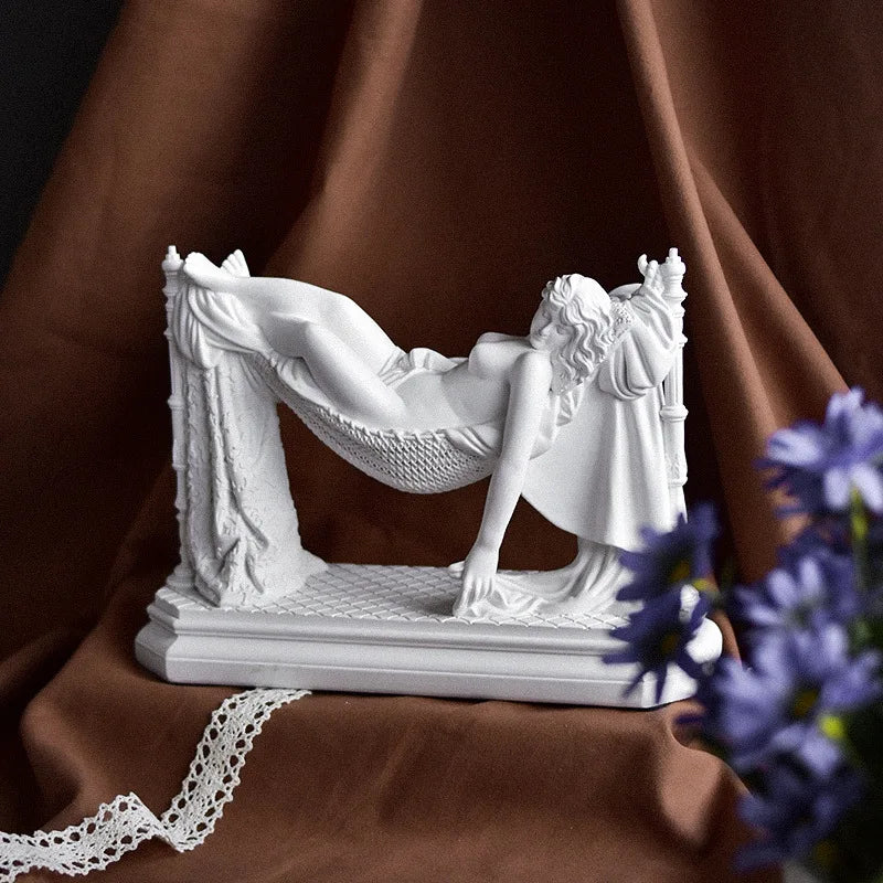 Classical Greek Goddess Statues - Small Artistic Figurines, Venus Sculptures for Office Bookcases and Living Room Decor Lootquake LLC