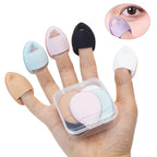 5/10Pcs Mini Finger Puff Foundation Small Air Cushion Powder Sponge Face Concealer BB Cream Cosmetic Applicator Makeup Tools Lootquake LLC