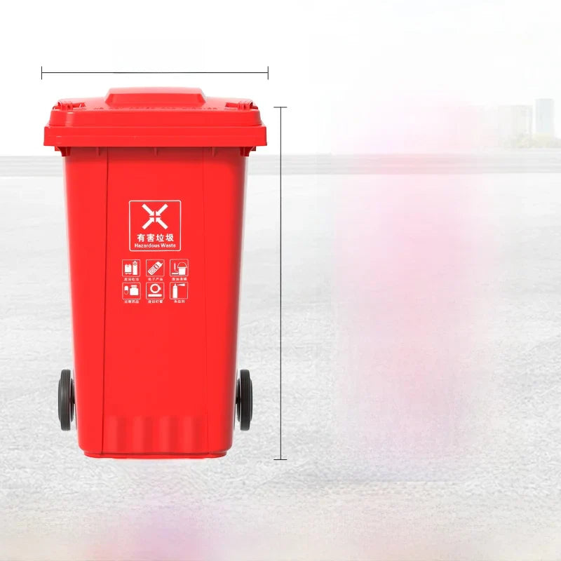 Large Capaci Outdoor Kitchen Waste Bin 240L with Wheels for ering Commercial Use Big Size Tra Can Recycling Bin