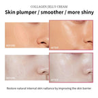 Collagen Jelly Cream Improving Skin Elasticity Tightening Soothing Moisturizing Anti-Aging Firmness Hydration Skincare Face Gel Lootquake LLC