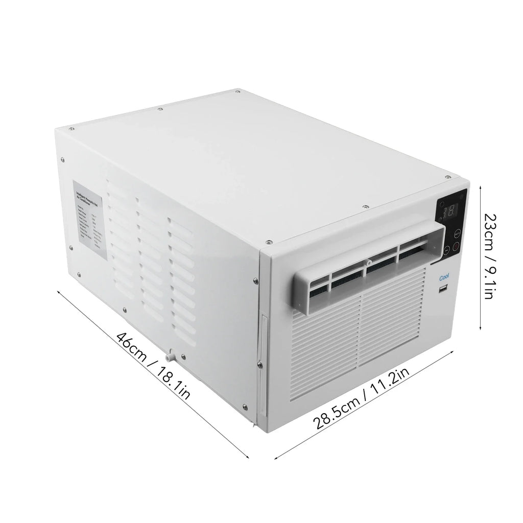 Portable Air Conditioner Energy Saving 1900BTU 280W Mini Mobile AC with Remote Control for Home Dorm Office Camping Pet Space
