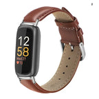 Fitbit Inspire 3, 2, 1, HR Leather Band - Genuine Strap - SJB-DIAMOND ELITES
