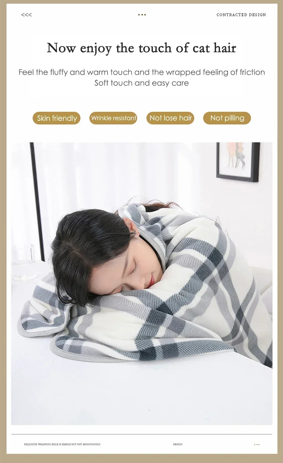 Thick Plaid Blanket Warm Winter Wearable Blanket Adults Office Travel Soft Fleece Throw Blankets With Button Home Shawl Lootquake LLC