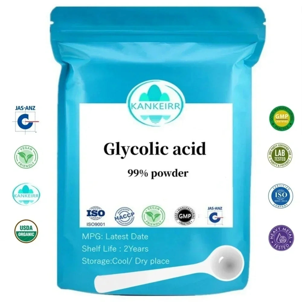 99% Glycolic Acid Powder Cosmetic Skin Whitening Lootquake LLC