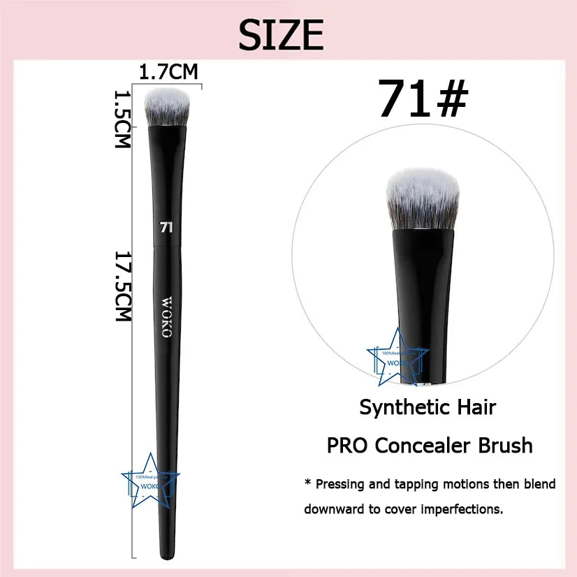 70 Pro Big Foundation Brush Cream Foundation Makeup Brush Chubby Professional Synthetic Hair Face Contour Foundation Makeup Tool Lootquake LLC