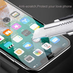 9D Tempered Glass Screen Protector for iPhone 13 12/Xsmax/Plus/7/6S Mobile Phone Screen Protector 1 PCS Scratchproof Shatterproof Tempered Glass for iPhone