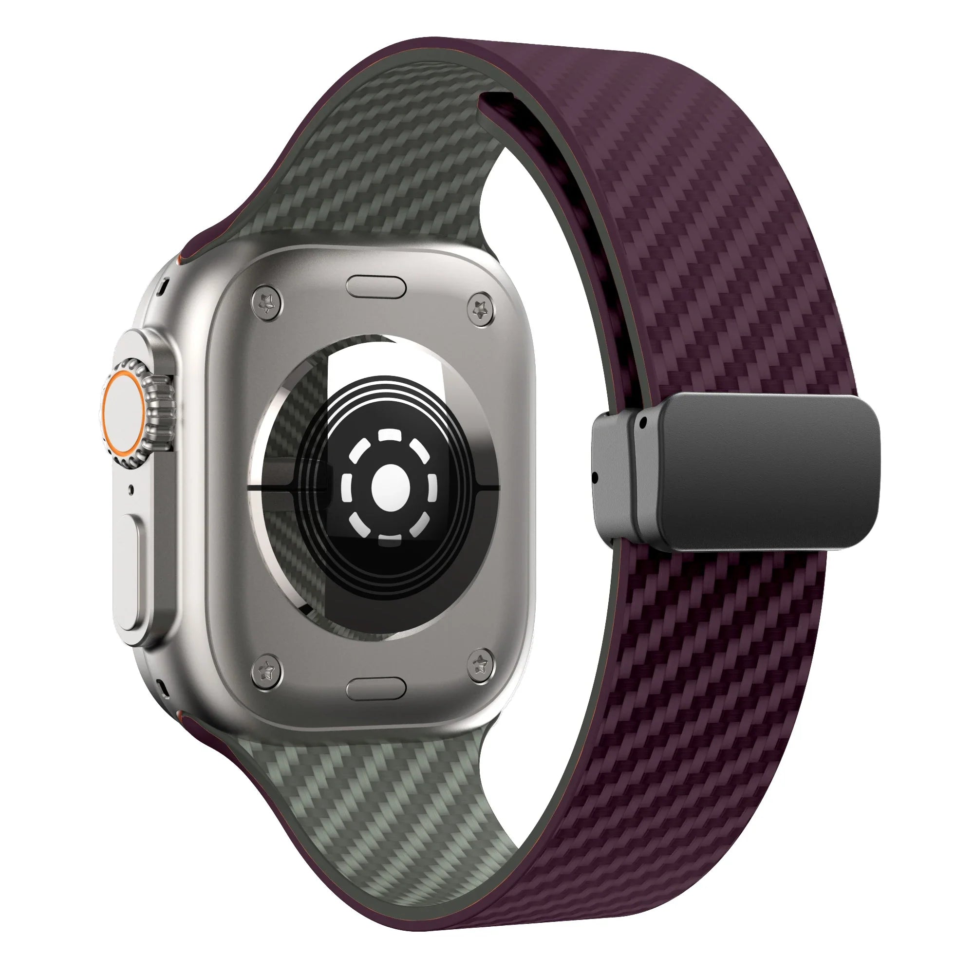 Apple Watch Silicone Strap - Magnetic Buckle, Durable Design