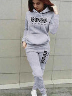 Women's Luxury Hoodie & Sweatpant Tracksuit THRIXINE