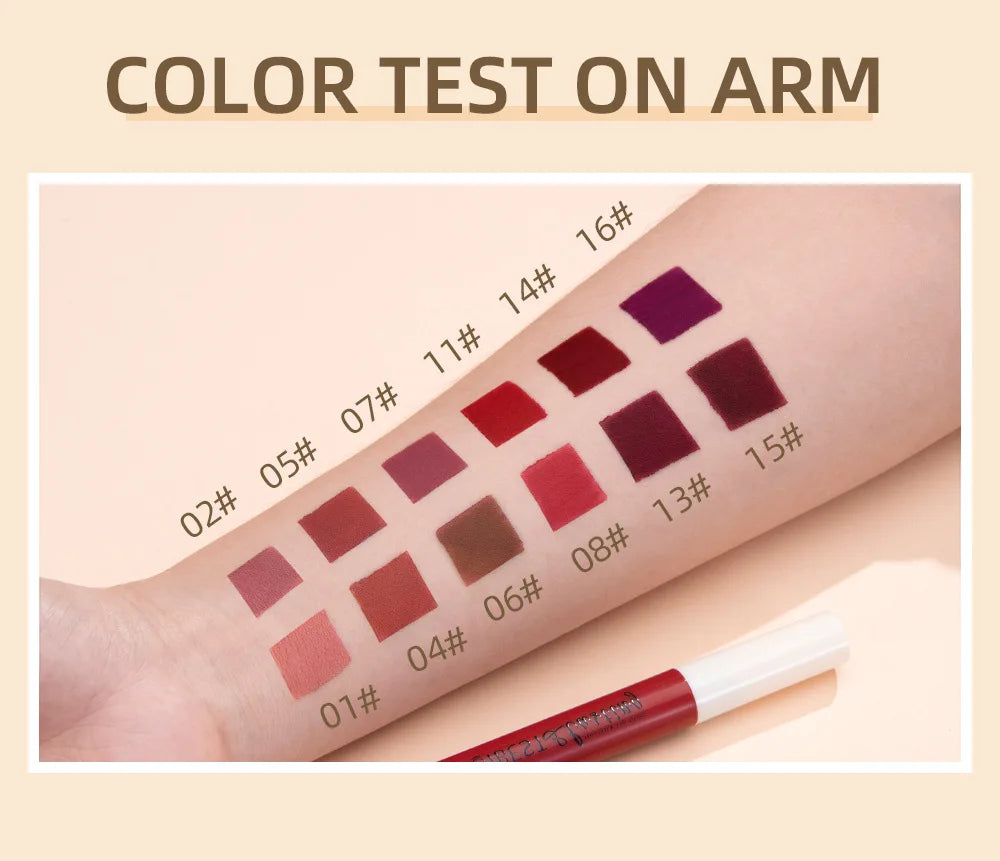 Luxury Matte Lip Gloss Set 12 Waterproof Shades Non Sticky Long Lasting Lipstick Kit For Daily Party Makeup Lootquake LLC