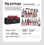DELIXI ELECTRIC Tool Bag Oxford Cloth Portable Storage Bag, Professional Electrician and Carpenter Repair, Home Storage, HandBag Lootquake LLC