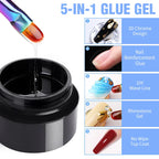 BORN PRETTY Metallic Painting Gel Gold Silver Mirror Effect Nail Polish Super Bright Drawing Line French Nail UV Painting Varnis Lootquake LLC
