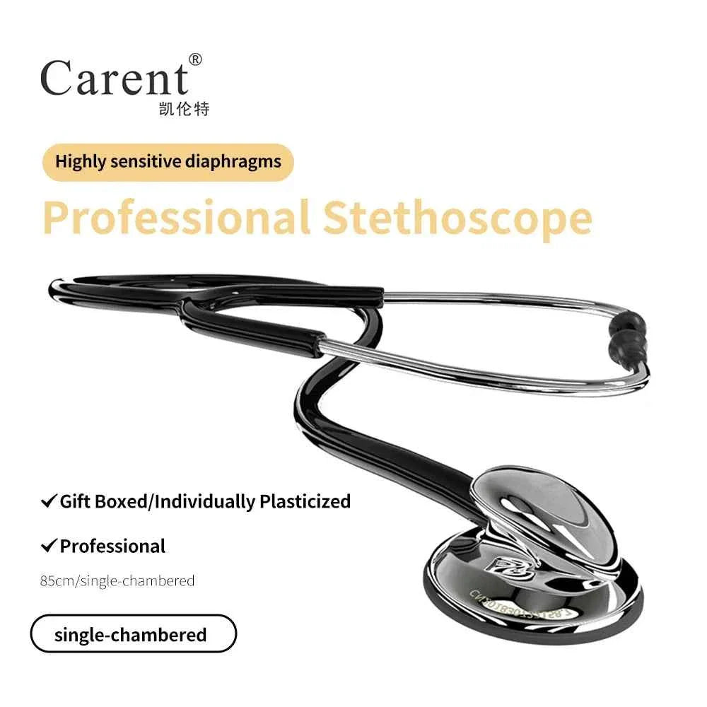 Carent Black Cardiology Dual Stethoscope