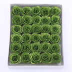 30pcs of 7cm Glitter spray artificial flower rose for Christmas gift hot Valentine DIY bouquet easter wedding Birthday decor Lootquake LLC