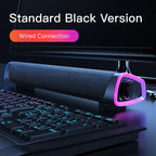 Wireless Bluetooth Speaker 4D Stereo Soundbar Home Surround Speakers for Laptop Projector PC Music Player Aux 3.5mm Wired USB Lootquake LLC