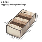 Fabric Underwear Bra Storage Box Underwear Sorting Box Panty Socks Compartment Storage Box Drawer Organizer Home Storage