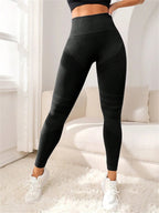Curve Lift High-Waisted Fitness Leggings THRIXINE