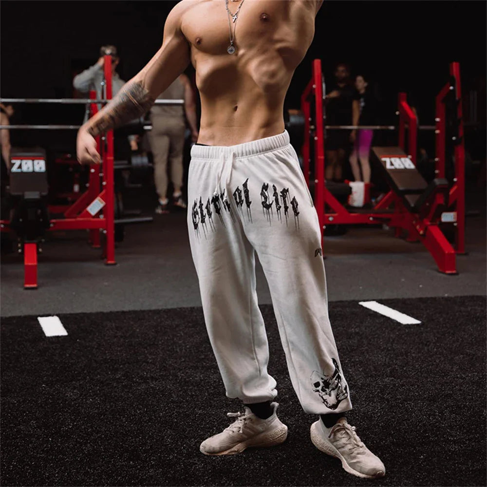 EquinoxFlex Men's Cotton Gym Joggers THRIXINE