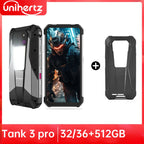 US EU MX Warehouse Unihertz Tank 3 Pro 8849 with 100 Lumens 5G Projector phone,32GB/36GB RAM,512GB ROM,23800mAh 120W,200MP, NFC Lootquake LLC