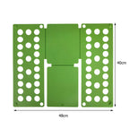 Plastic Clothes Folding Board Easy and Fast Kids Laundry Folder Shirt Folding Board Home Storage Tool for Kid Children Adults Lootquake LLC