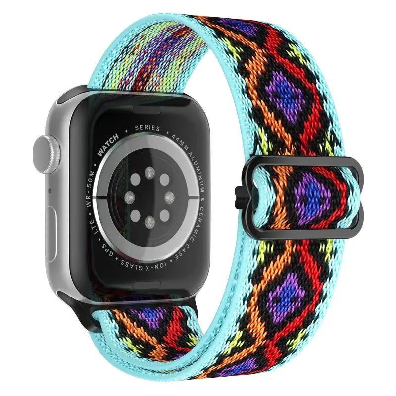Apple Watch Nylon Band - Stylish, Durable, Elastic Design - SJB-DIAMOND ELITES