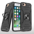 Magnetic Metal Ring Stand Holder Phone Case Cover For iPhone 11 12 13 14 Pro Max Xs XR X 8 7 6 6s Plus Rotating Ring Kickstand Fit Magnetic Car Mount Heavy Duty Dual Layer Shockproof Phone Case Stevvex