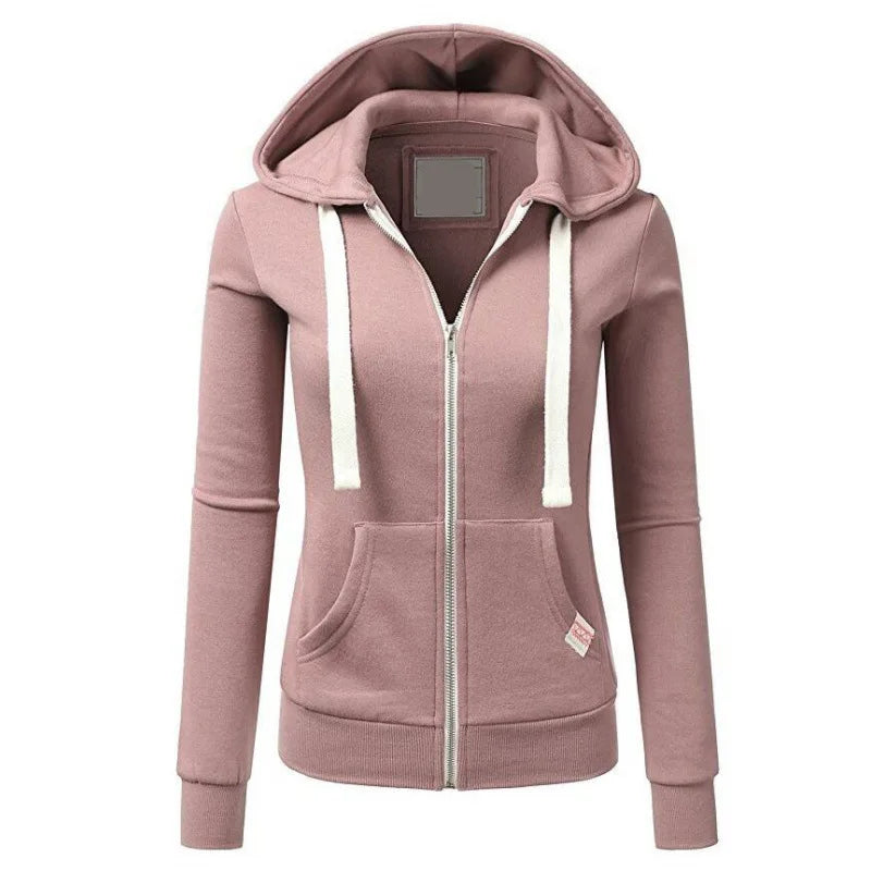 Korean Chic Zipper Hoodie: Casual Cardigan for All - SJB-DIAMOND ELITES