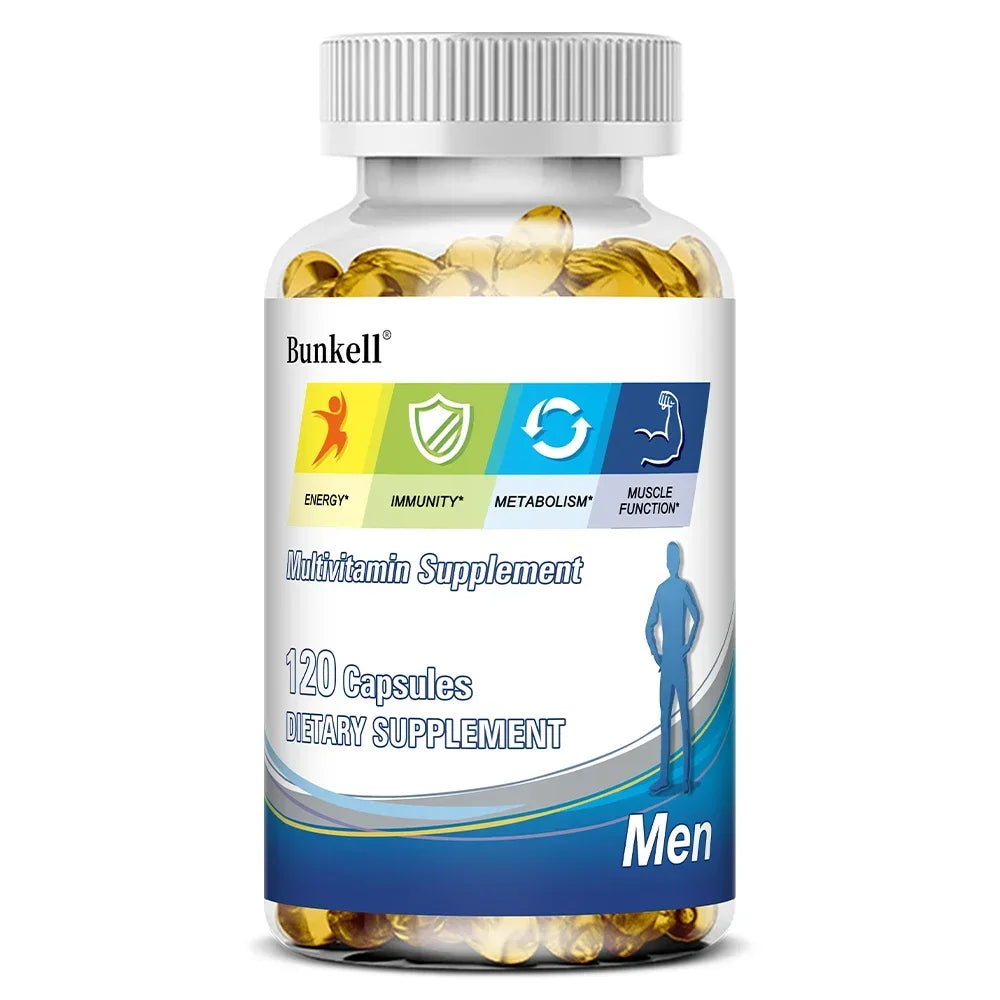 Multivitamin Capsules - Support Energy, Immunity, Metabolism, Muscle Function, Dietary Supplement for Men Lootquake LLC