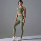 Women's tracksuit Sports Bra and Running Pants THRIXINE
