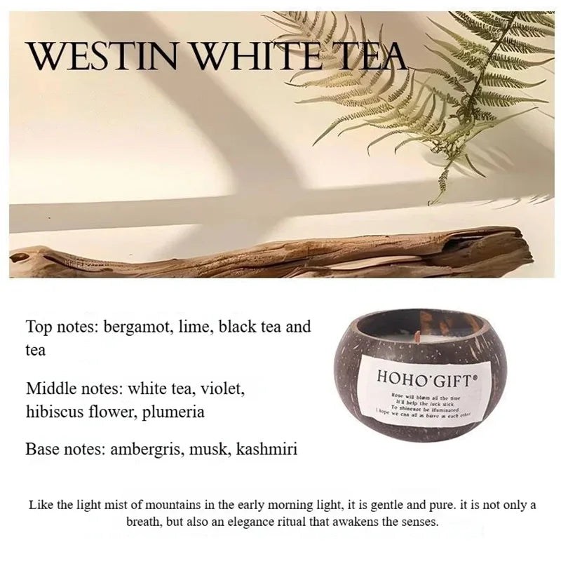 Coconut Husk Scented Candles Niche Advanced Fragrance Atmosphere Candle Bedroom Fragrance Decor Creative Souvenir Birthday Gift Lootquake LLC
