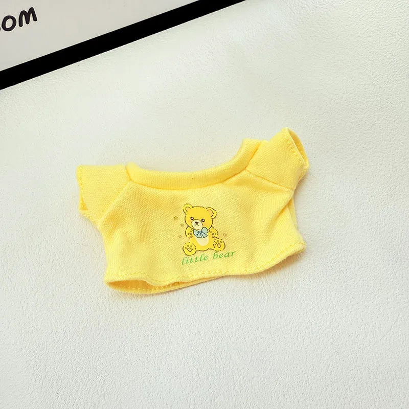 Labubu Doll Clothes Police Set Summer T-shirt Labubu I II Idol Dolls 15/17cm Clothes Sitting Party Accessories DIY Gifts Lootquake LLC