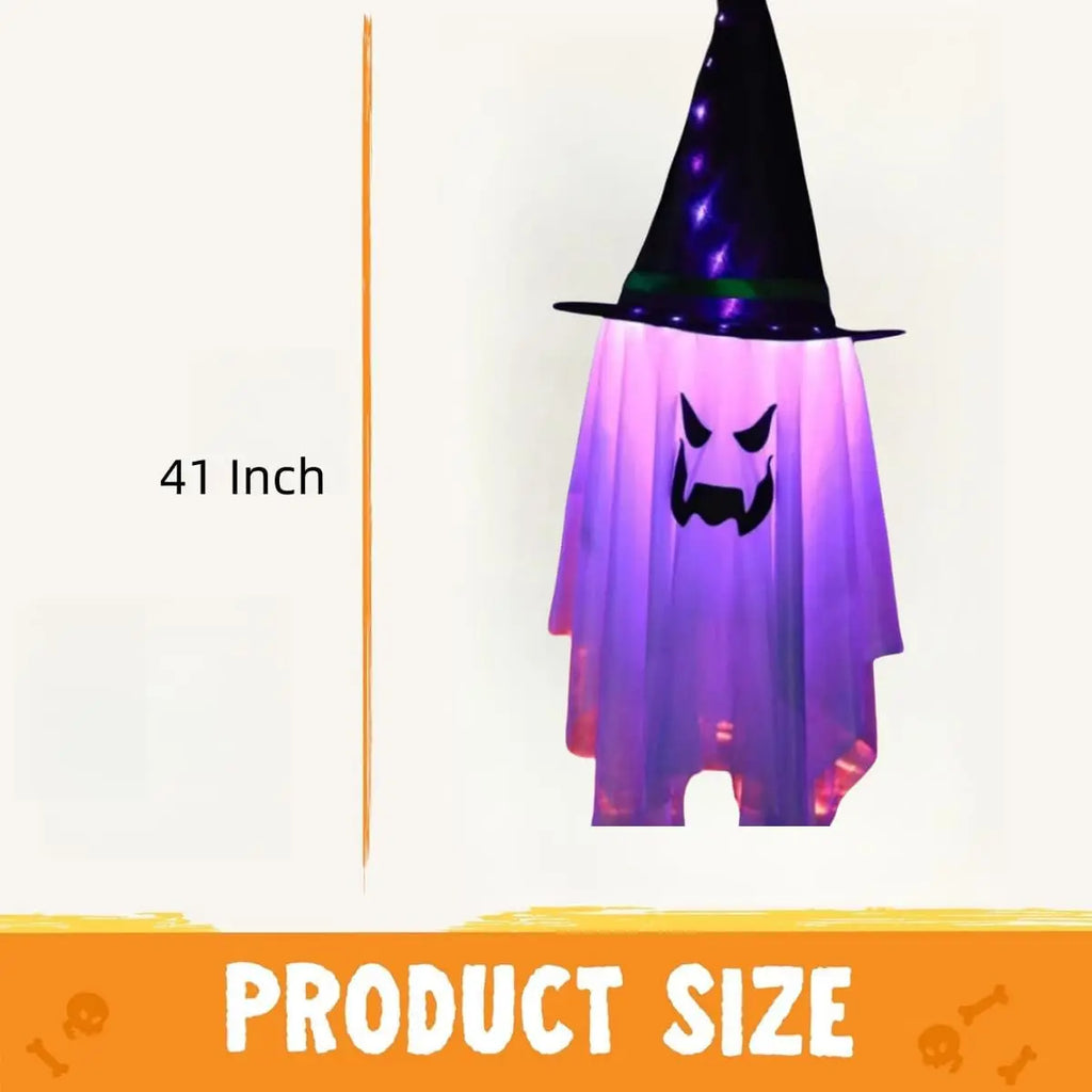 Halloween Hanging Lanterns, Ghost Pumpkin Decoration Outdoor, Hanging Ghost, Front Yard Halloween Decorations Lootquake LLC