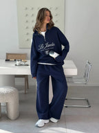 Women's Embroidered Sports Suit Set THRIXINE