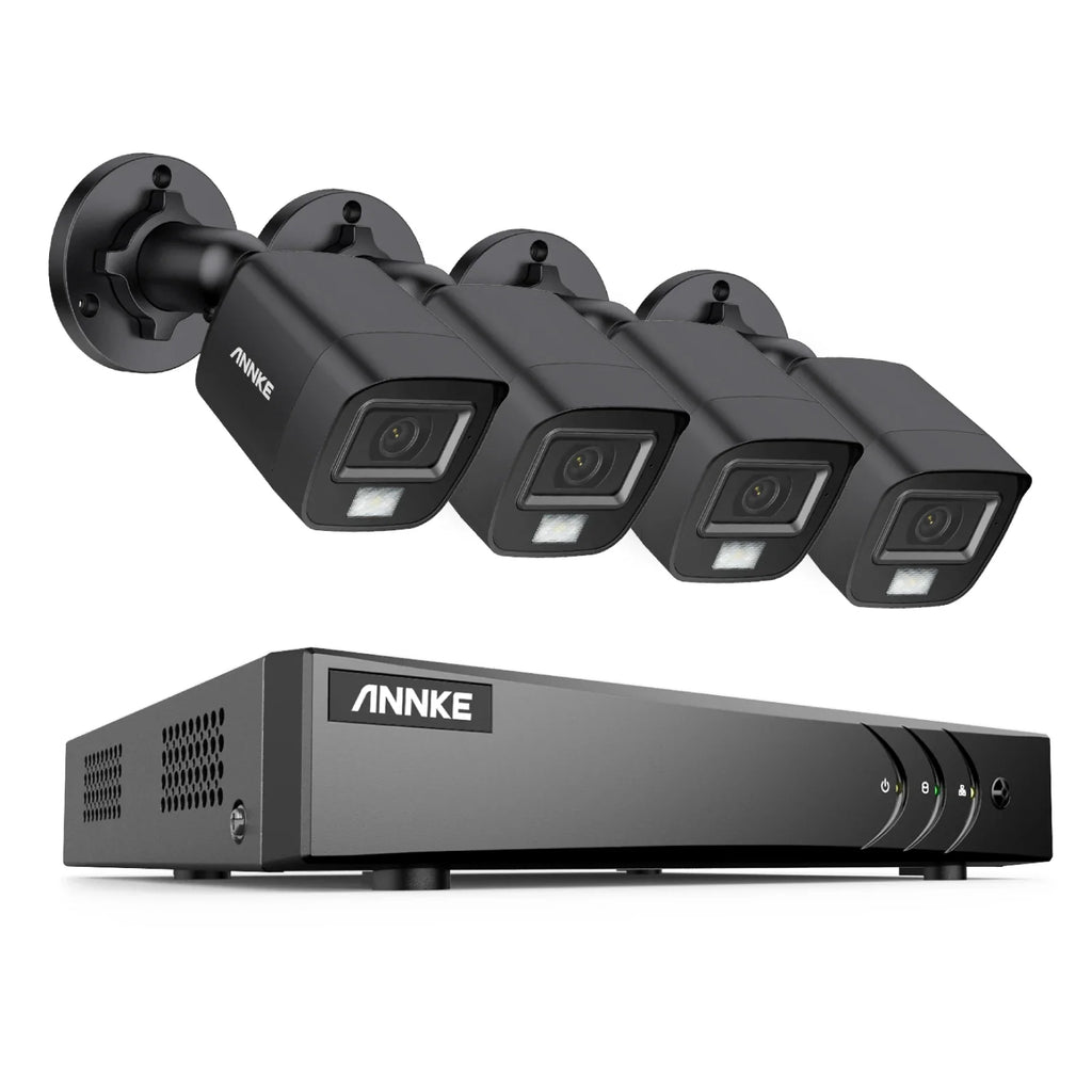 ANNK H.265+ 5MP Lite Ultra HD 8CH DVR CCTV Security System 8PCS Outdoor 5MP EXIR Night Vision Camera  Video Surveillance Kit