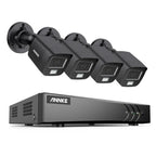 ANNK H.265+ 5MP Lite Ultra HD 8CH DVR CCTV Security System 8PCS Outdoor 5MP EXIR Night Vision Camera  Video Surveillance Kit