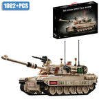 Military WW2 MOC Leopard 2A7 Army Main Battle Tank Soldiers Building Blocks Bricks M1 T90M Tank Set For Children Boys Gifts Lootquake LLC