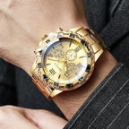Men Business Watches Fashion Stainless Steel Band Male's Quartz Watch Lootquake LLC
