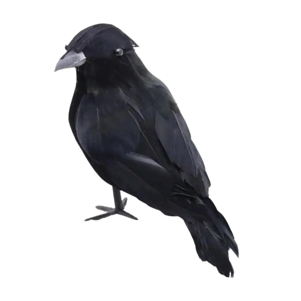 Halloween Decoracion Simulation Black Crow Raven Bird Repellent Pest Control Pigeon Repellent Event Party Bar Decoration Lootquake LLC
