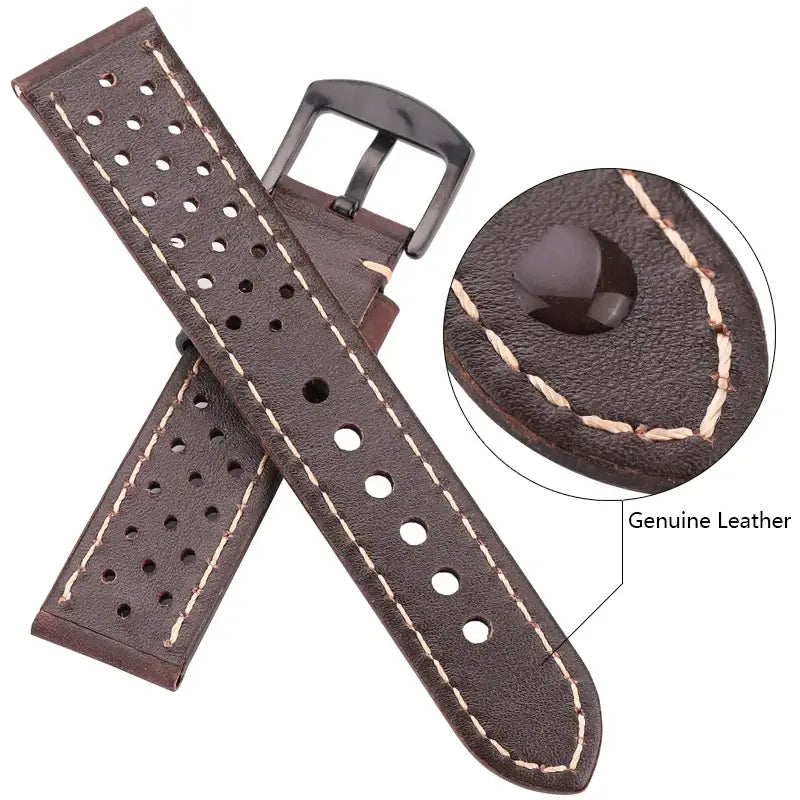Samsung Galaxy Watch Leather Band - Breathable Classic Style - SJB-DIAMOND ELITES
