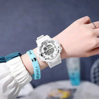 New Minimalist Student Sports Waterproof Electronic Watch Children Luminous Multifunctional Electronic Watches for Women and Men