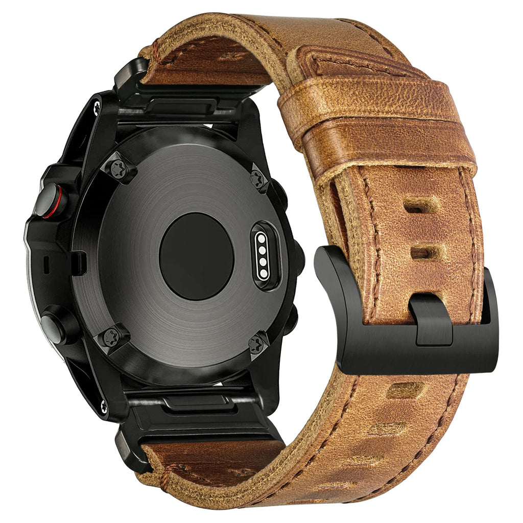 Garmin Soft Leather Band - Premium Strap